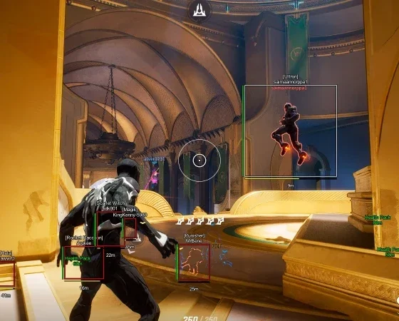 Soft aim and FOV settings for Marvel Rivals aimbot on Windows PC