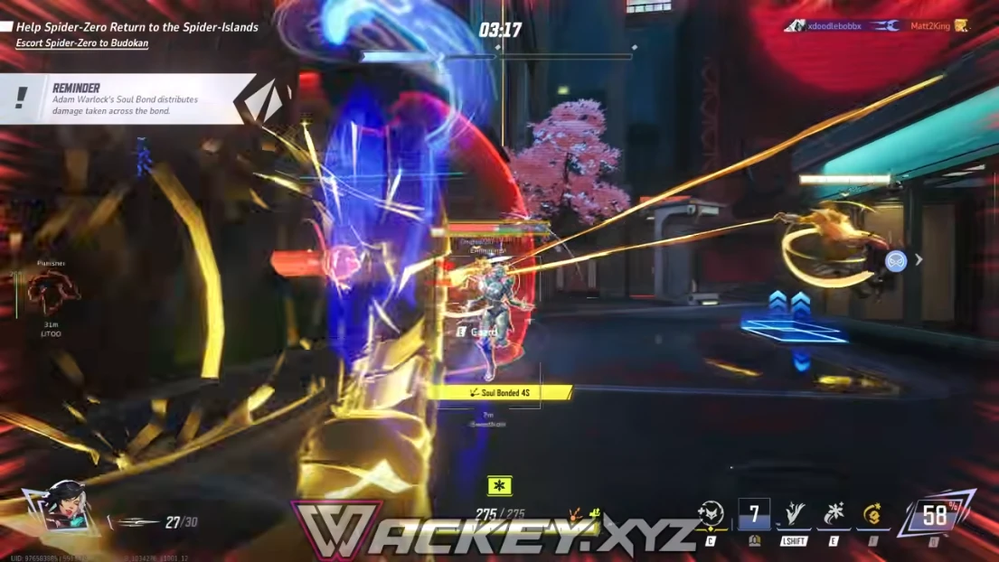 Player reviewing Marvel Rivals patch notes before a team fight