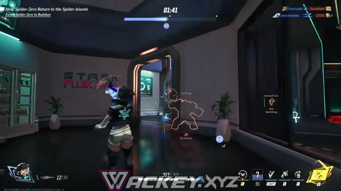 Wallhack outlines for enemy heroes